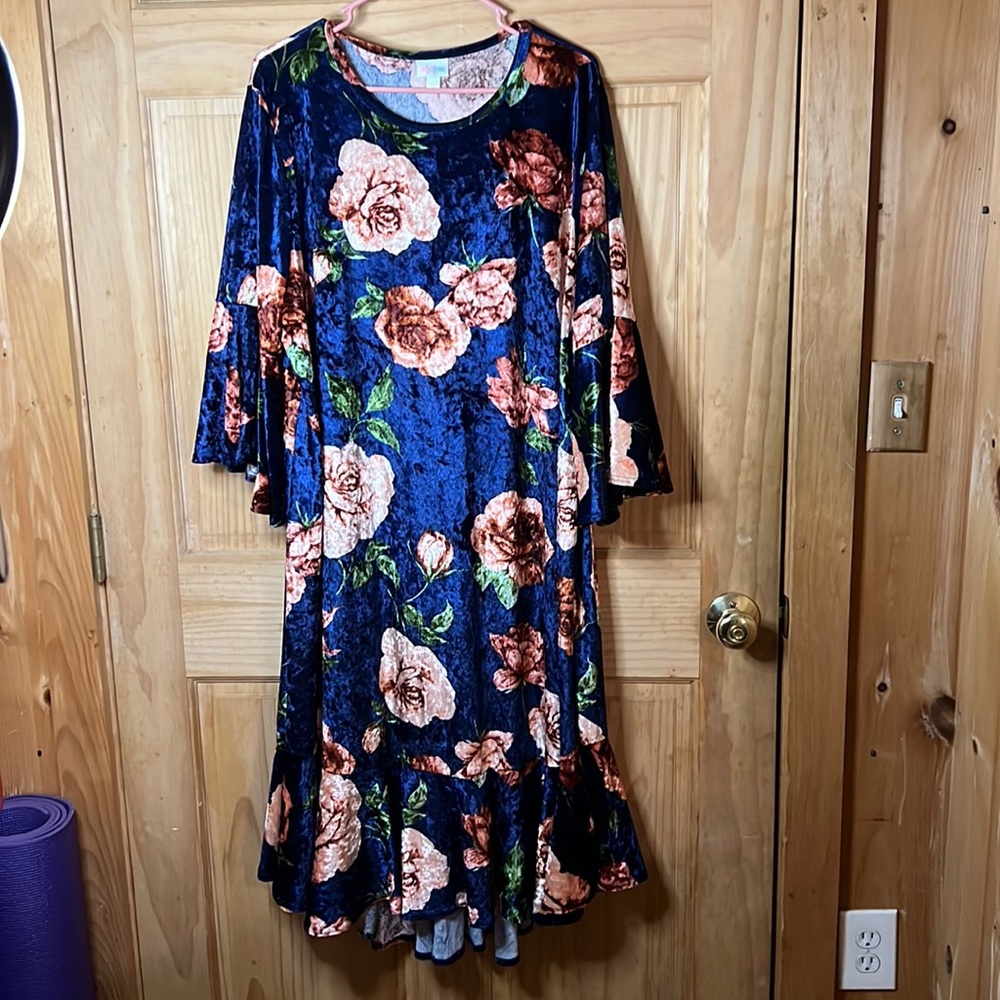 *LAST CHANCE! Donating 4/7* Lularoe Crushed Velvet Dress